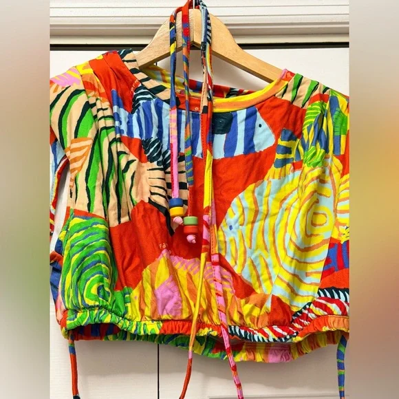 Farm Rio | Colorful top and skirt Set - Picture 4 of 15